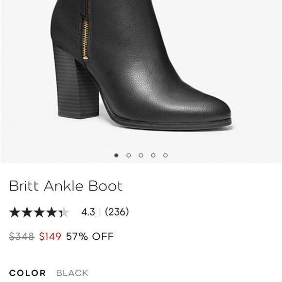 Michael Kors “Britt Bootie”. Size 9 Like new - Picture 4 of 7